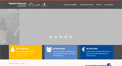 Desktop Screenshot of nadinemorano.fr